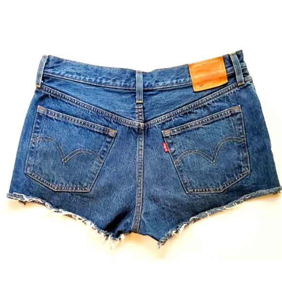 Levi's 501 Button Fly Denim Cutoff Shorts 29 - Picture 4 of 9